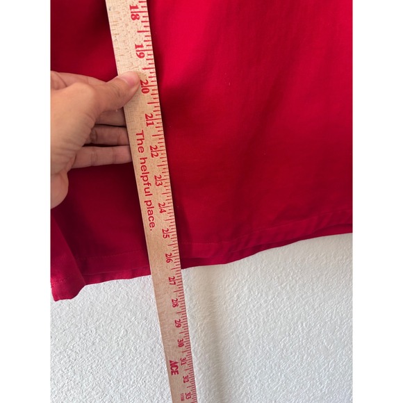 Vintage‎ Folk Embroidered Red Alpine Peasant Cottagecore Top SZ 40 (see msrmt)) - Picture 8 of 10